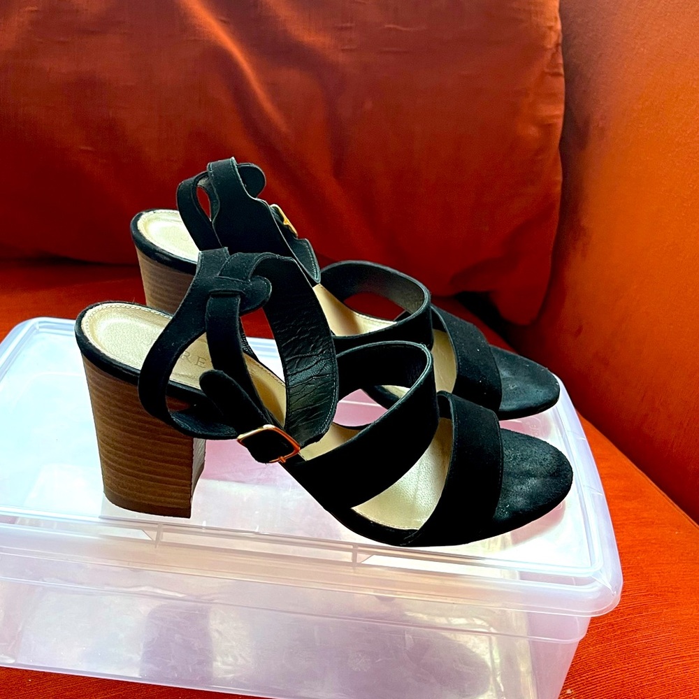 J Crew black sandals